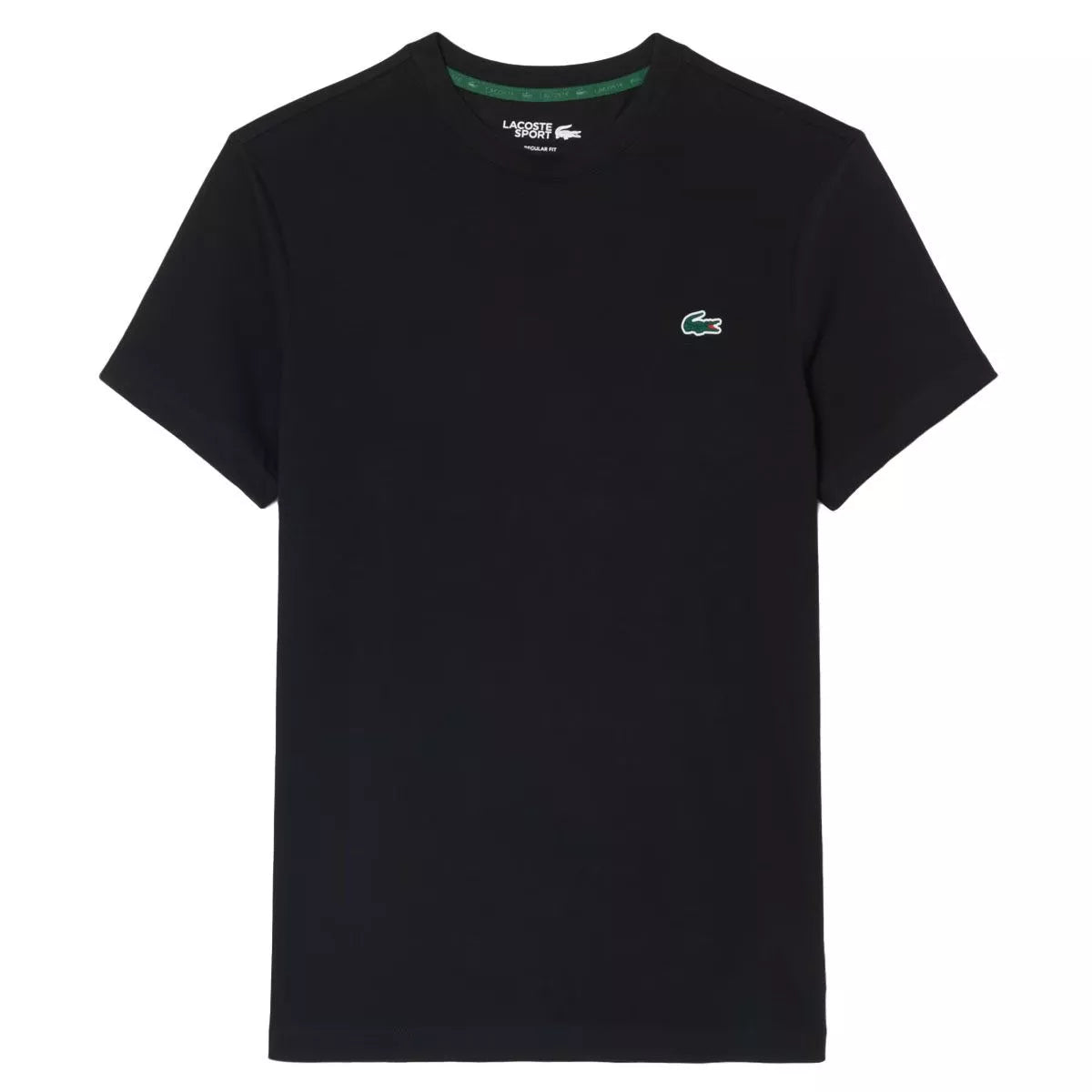 Lacoste Sport Ultra Dry Graphic T-Shirt Black / Grey