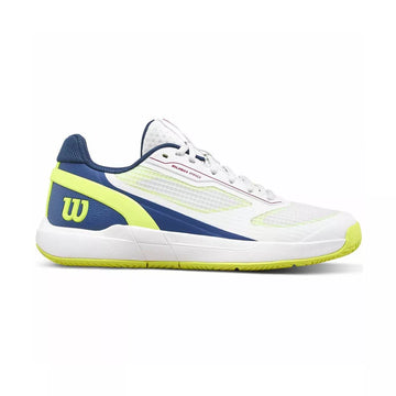 Wilson Rush Pro 5 Junior Tennis Shoes White / Blue / Yellow