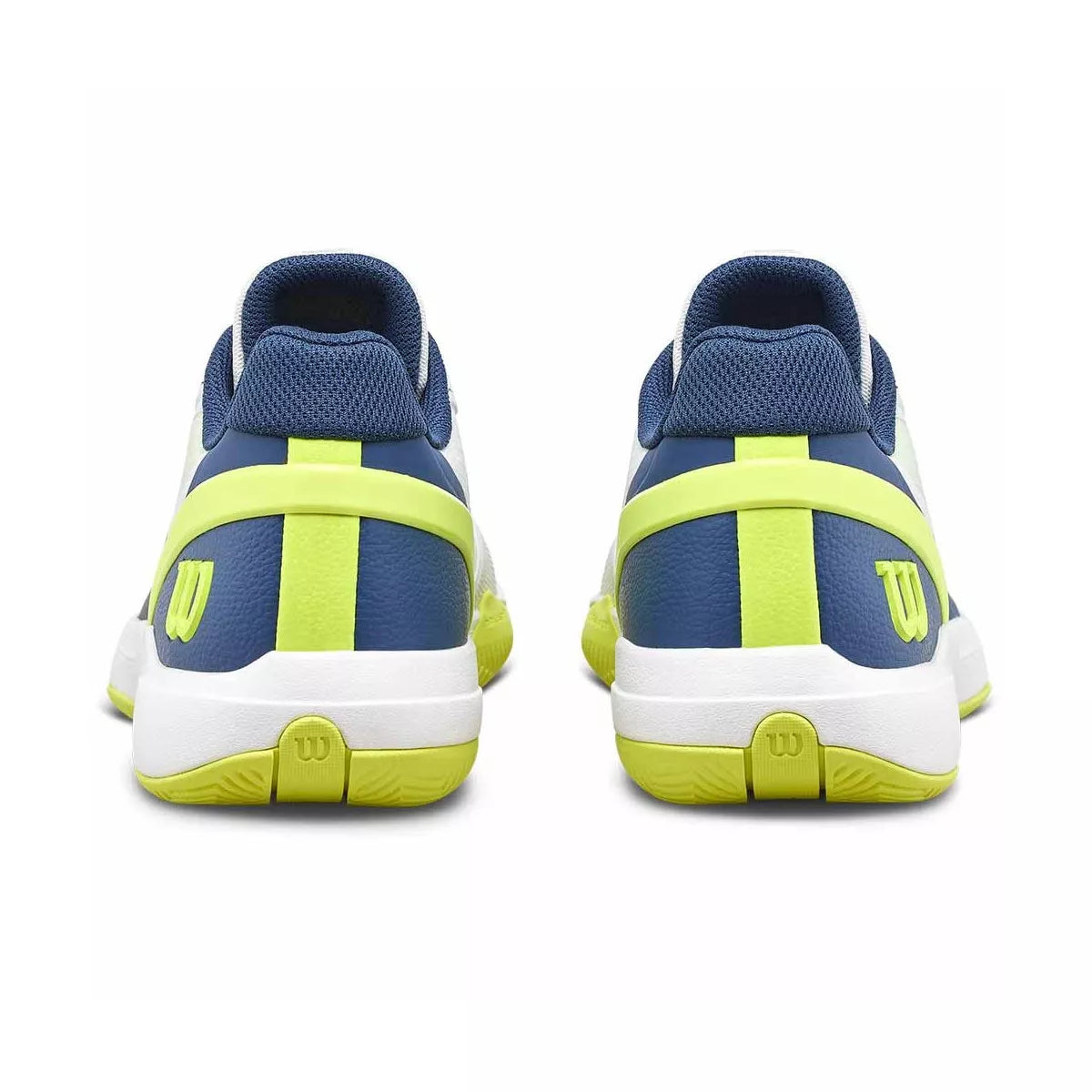 Wilson Rush Pro 5 Junior Tennis Shoes White / Blue / Yellow – 6