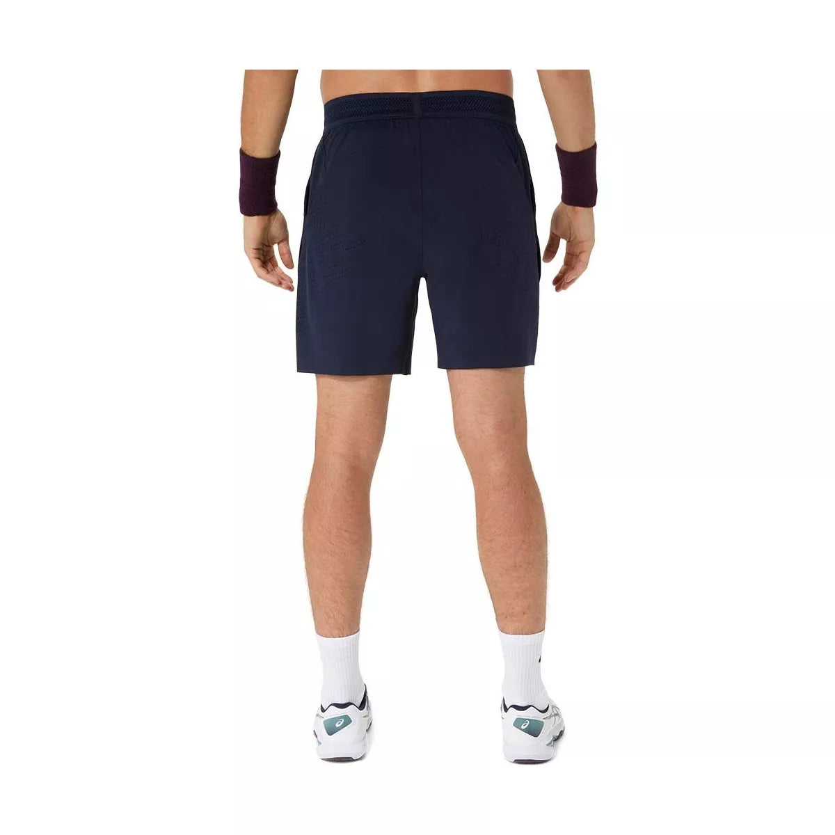Asics Match Laser Cut 7in Tennis Shorts - Navy – 2