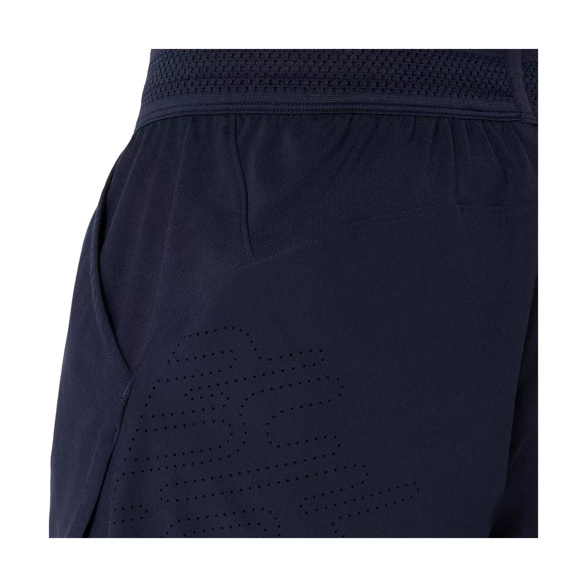 Asics Match Laser Cut 7in Tennis Shorts - Navy – 4