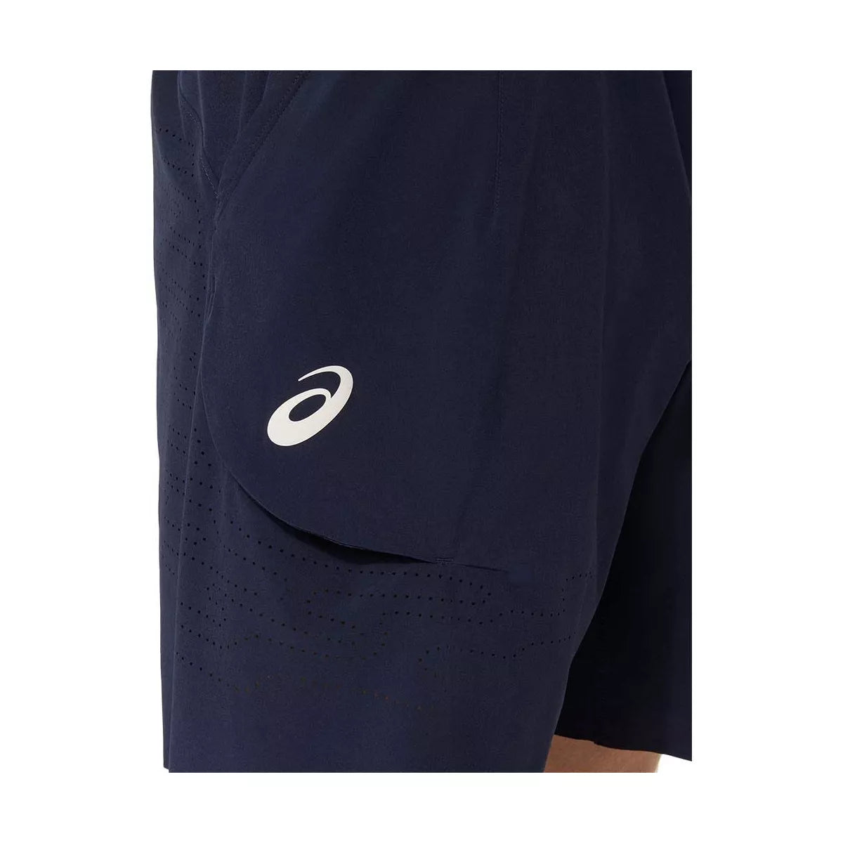 Asics Match Laser Cut 7in Tennis Shorts - Navy – 5