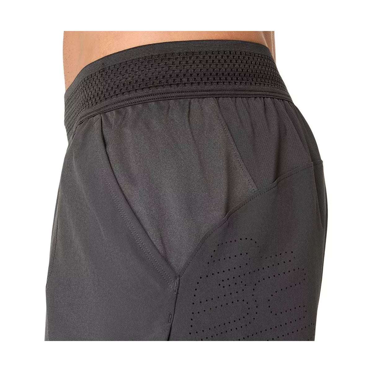 Asics Match Laser Cut 7in Tennis Shorts Grey – 5