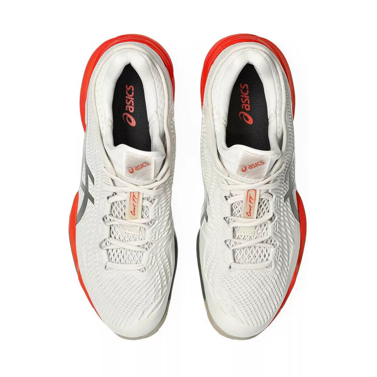 Asics Gel Court FF 3 White / Orange Tennis Shoes – 7