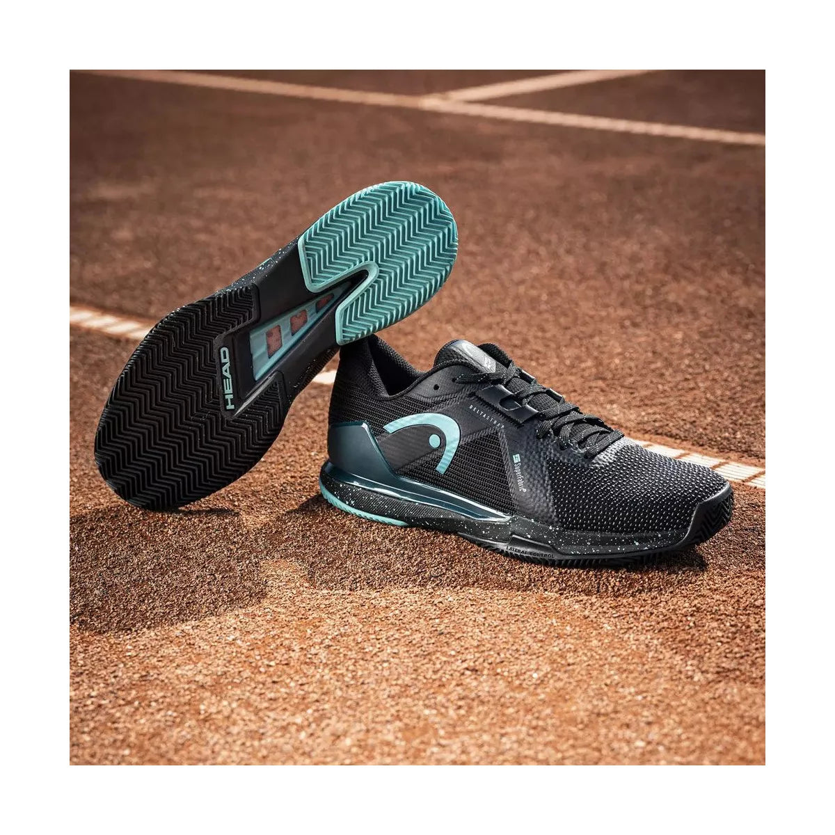 HEAD Sprint Pro 4.0 SF Clay Tennis Shoes Black / Blue – 5