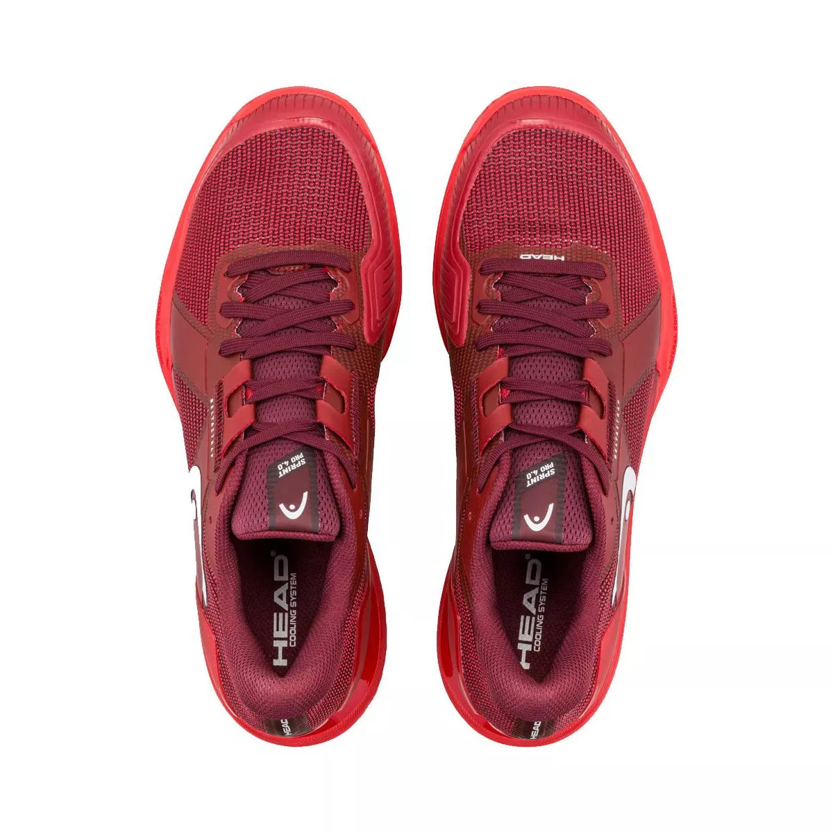 HEAD Sprint Pro 4.0 Tennis Shoes Red / Dark Red – 4