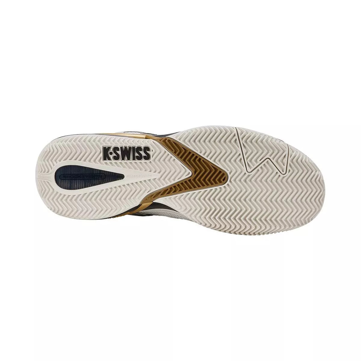 K-Swiss Ultrashot 4 Clay Shoes White / Black / Gold – 3