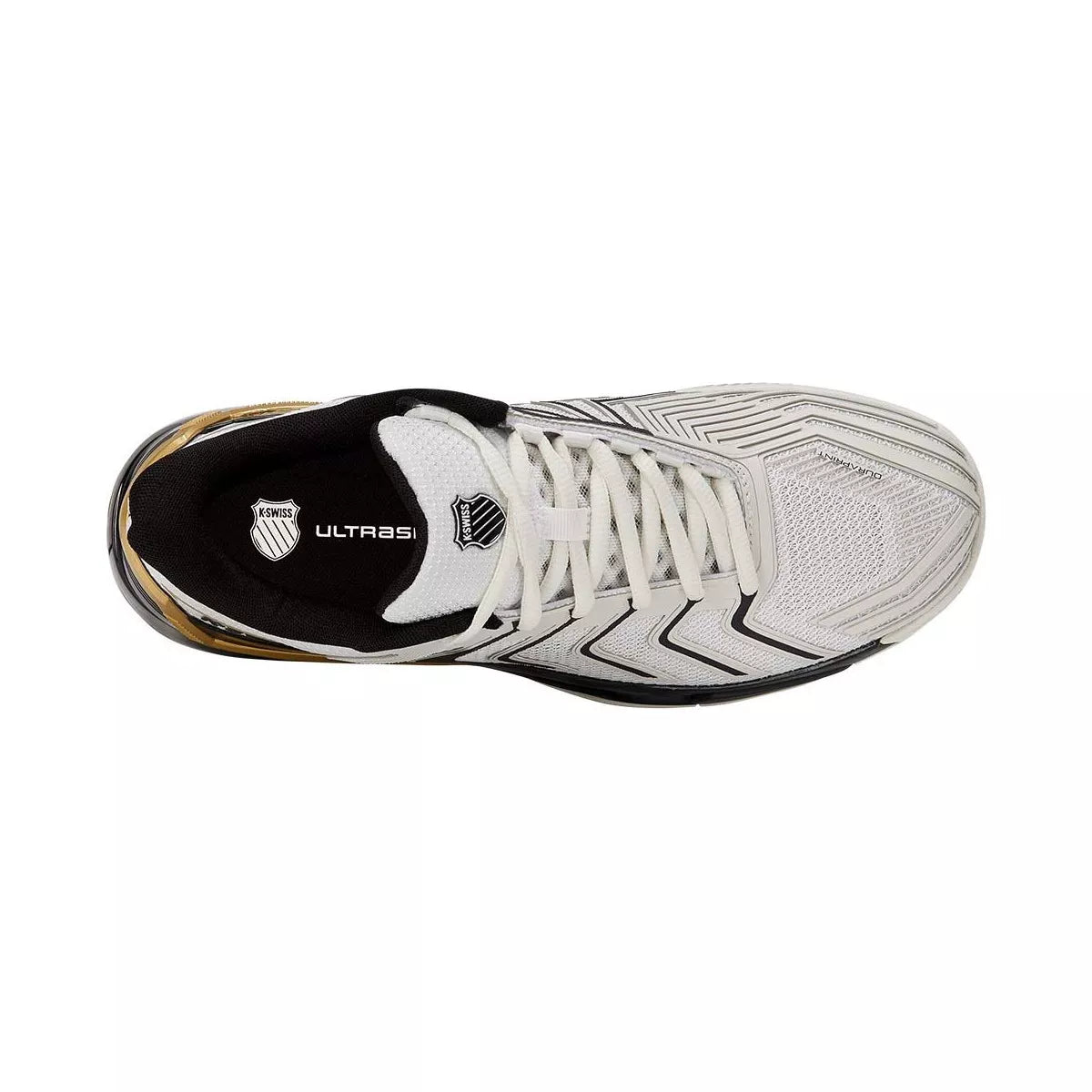 K-Swiss Ultrashot 4 Clay Shoes White / Black / Gold – 6