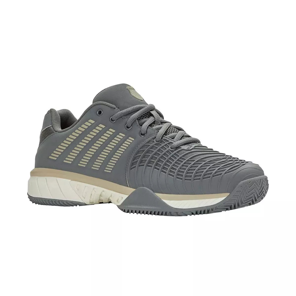 K-Swiss Express Light 3 Clay Tennis Shoes Grey / Khaki – 2