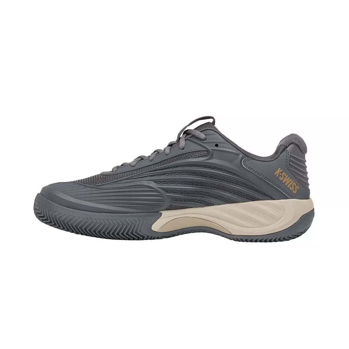 K-Swiss Hypercourt Express 3 Clay Shoes Grey / Khaki – 4