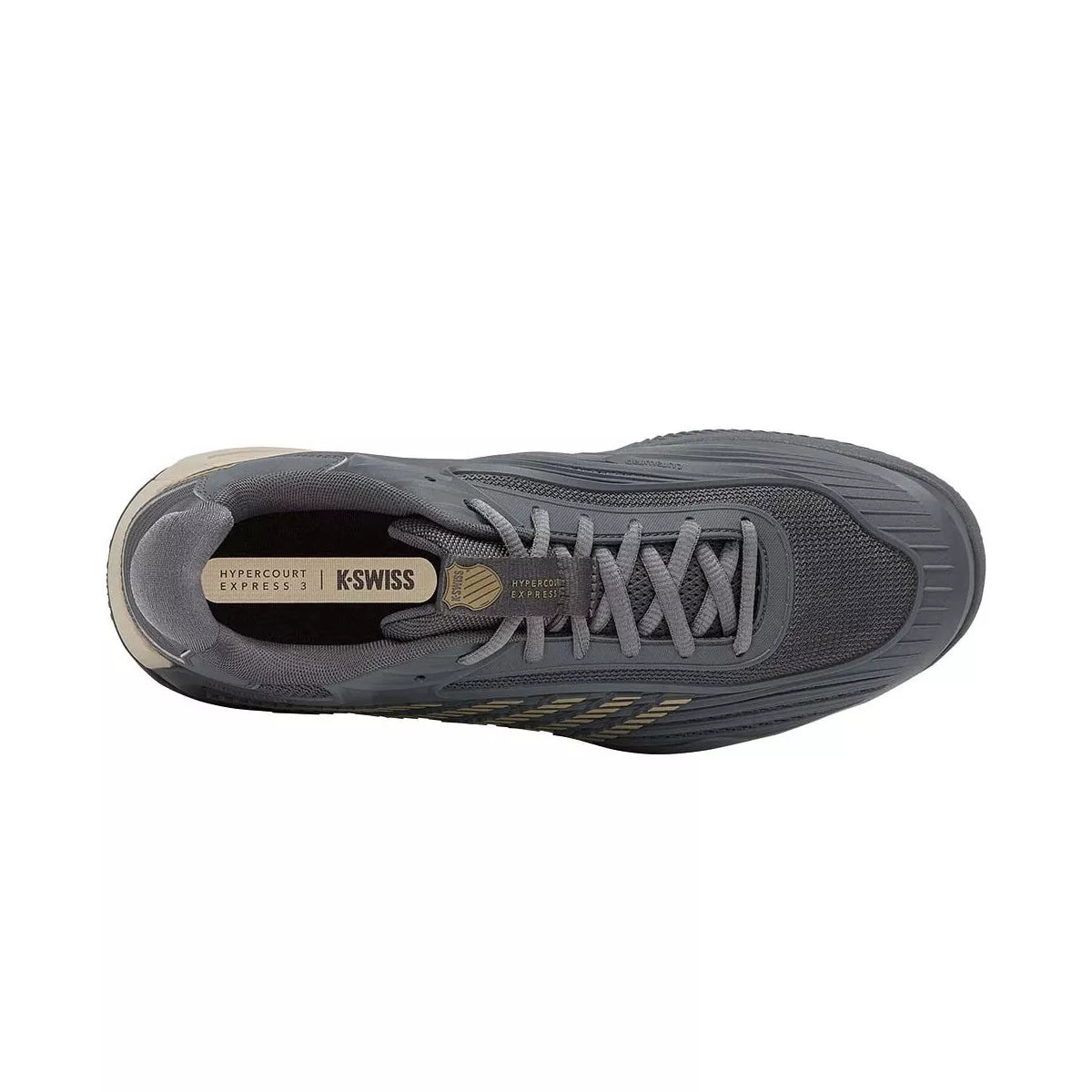 K-Swiss Hypercourt Express 3 Clay Shoes Grey / Khaki – 6
