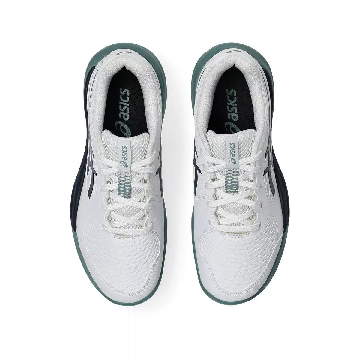 Asics Gel Resolution X GS Junior Tennis Shoes - White/Navy – 3