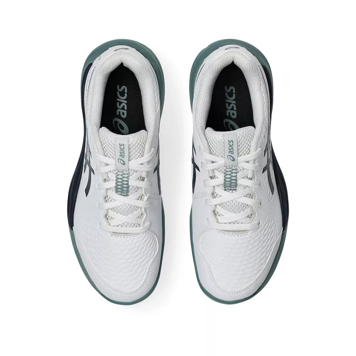 Asics Gel Resolution X GS Junior Tennis Shoes - White/Navy – 7