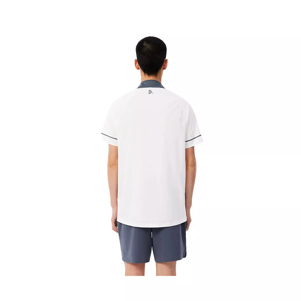 Lacoste Tennis Novak Djokovic On Court Polo White / Grey – 3