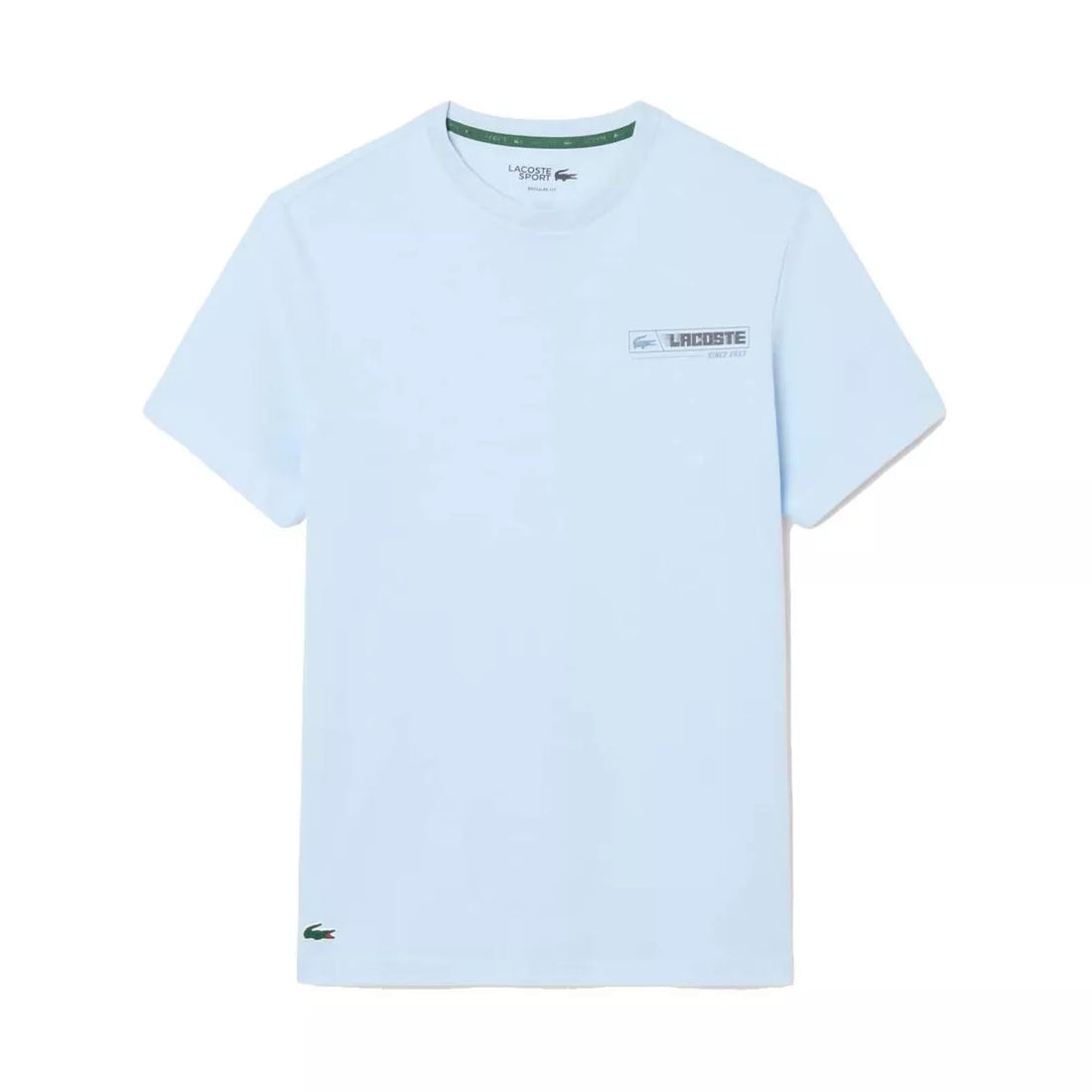 Lacoste Sport Ultra Dry Graphic T-Shirt - Light Blue / Blue