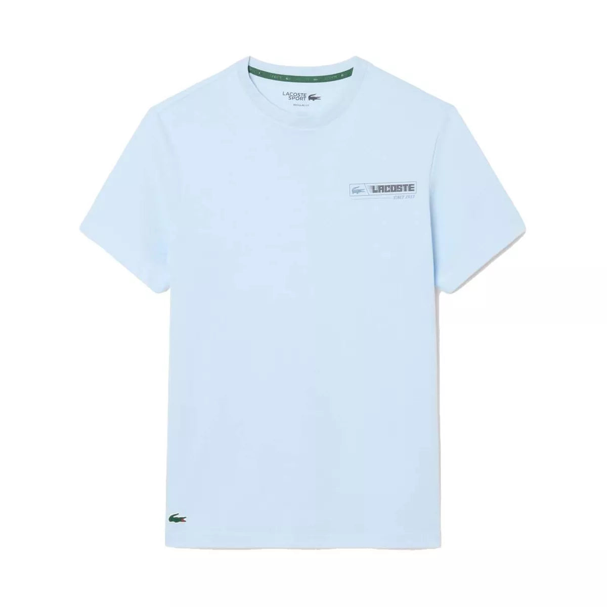 Lacoste Sport Ultra Dry Graphic T-Shirt - Light Blue / Blue