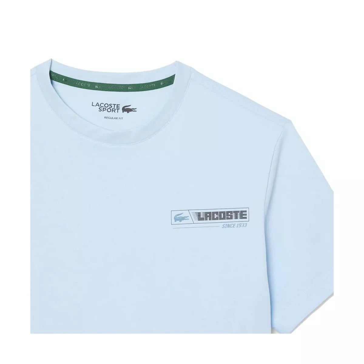 Lacoste Sport Ultra Dry Graphic T-Shirt - Light Blue / Blue – 4