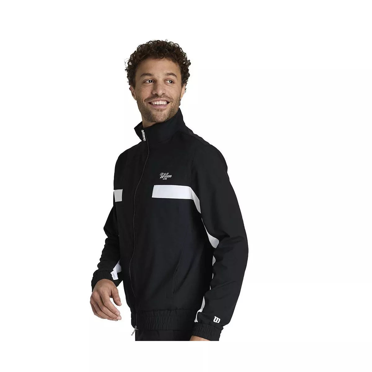 Men's Wilson Grand Slam Jacket Black / White – 4