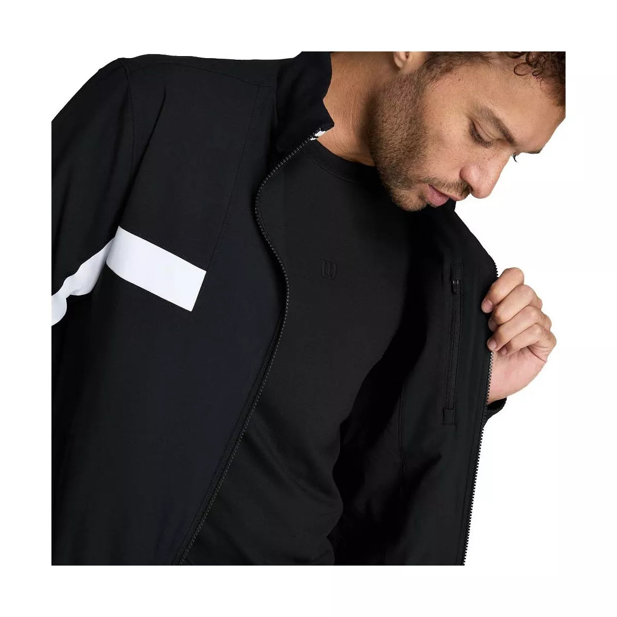 Men's Wilson Grand Slam Jacket Black / White – 5