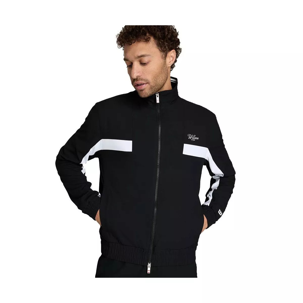 Men's Wilson Grand Slam Jacket Black / White – 6