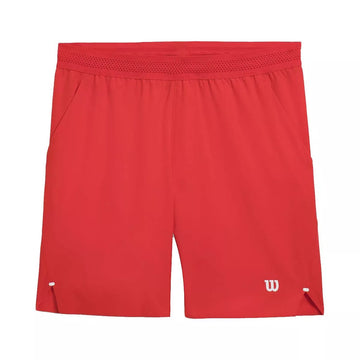 Wilson Tournament 18cm Men's Tennis Shorts - Infrared Red