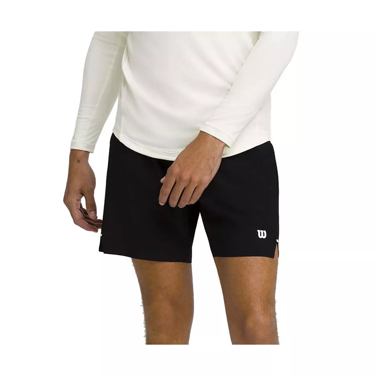 Wilson Tournament 18cm Men's Tennis Shorts Black – 3