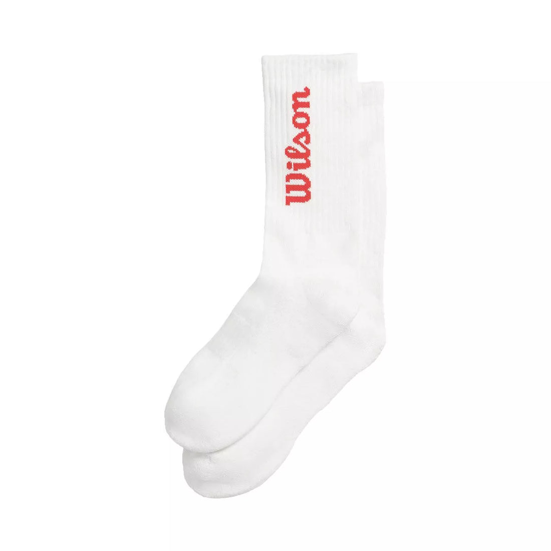 Wilson Crew Logo Socks White / Red