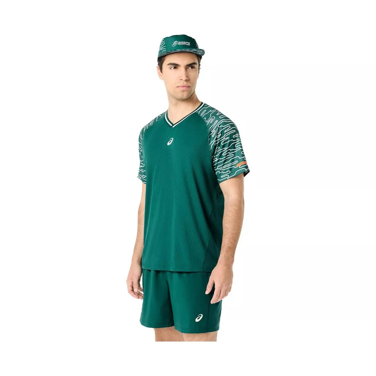 Asics Padel Court SS T-Shirt Green – 3