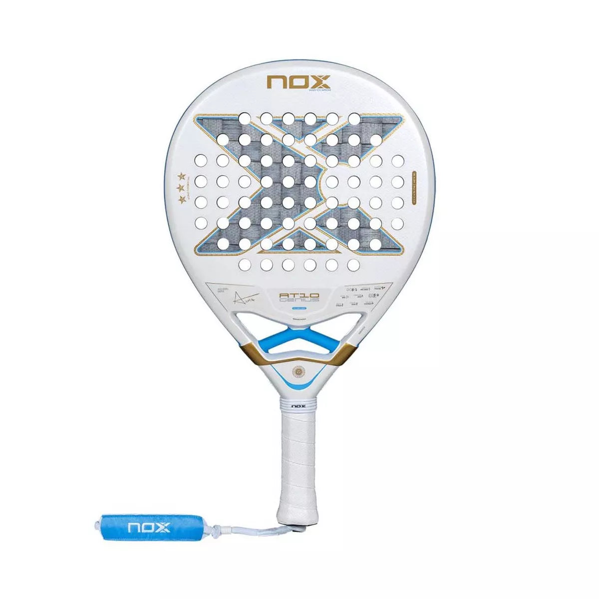 Nox AT10 Genius 18K Alum Buenos Aires 2026 Padel Racquet