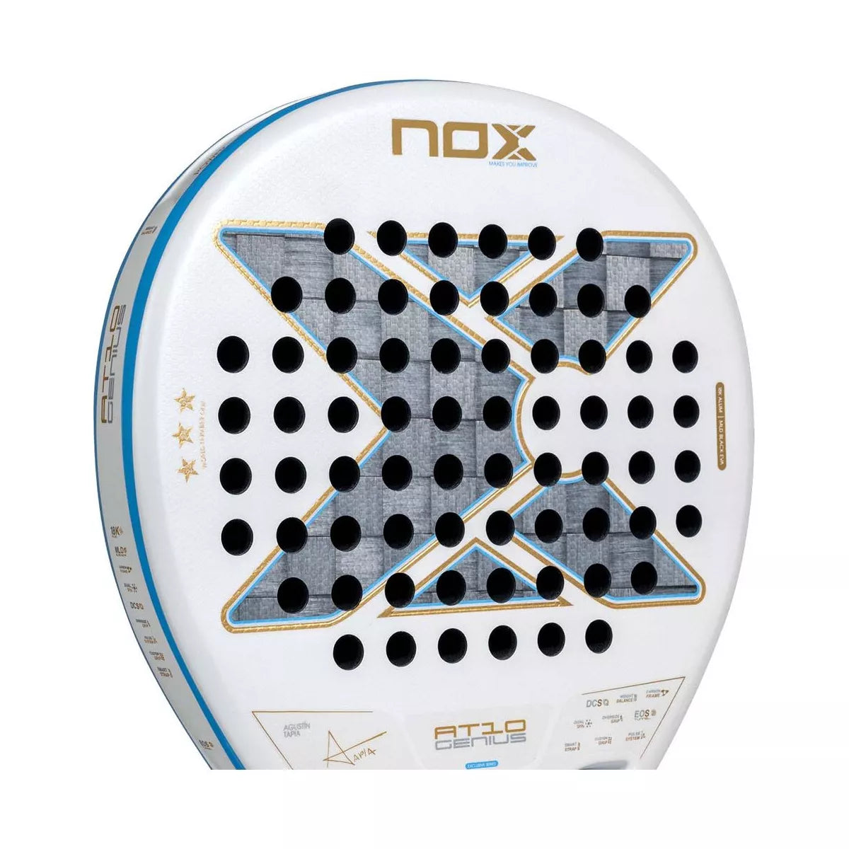 Nox AT10 Genius 18K Alum Buenos Aires 2026 Padel Racquet – 3