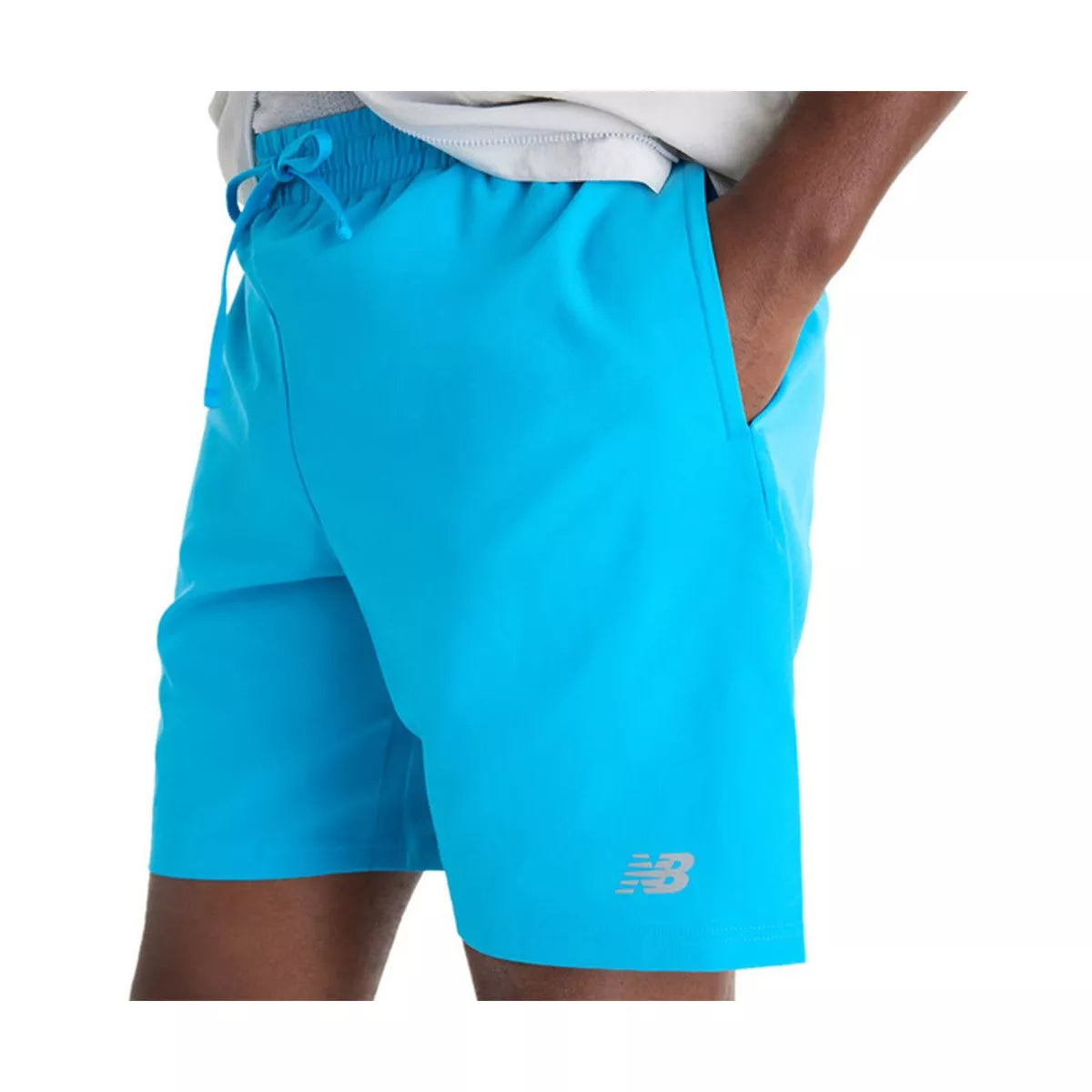 New Balance Essentials Blue Tennis Shorts – 4