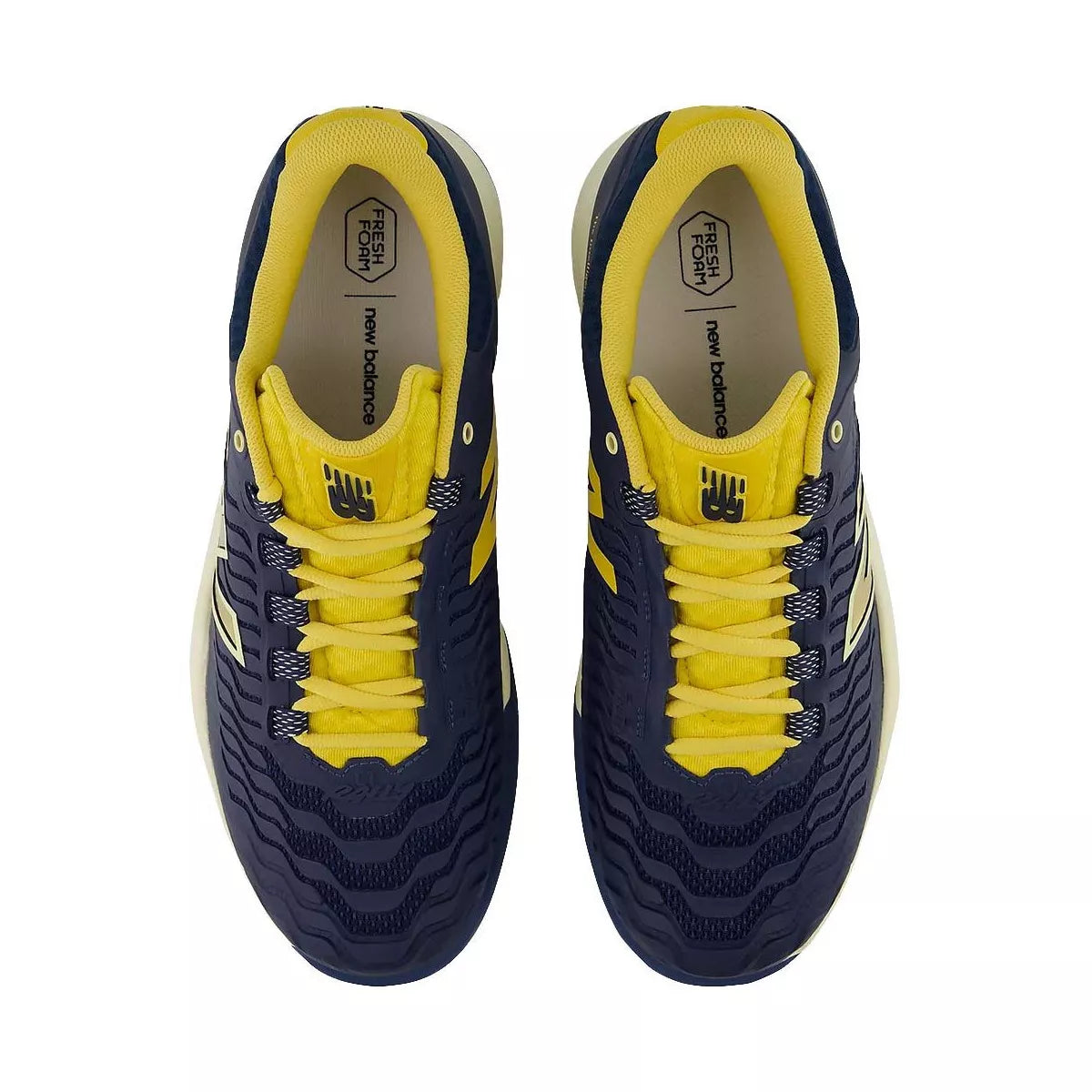New Balance Fresh Foam X CT-Rally v2 Tennis Shoes - Navy / Yellow – 3