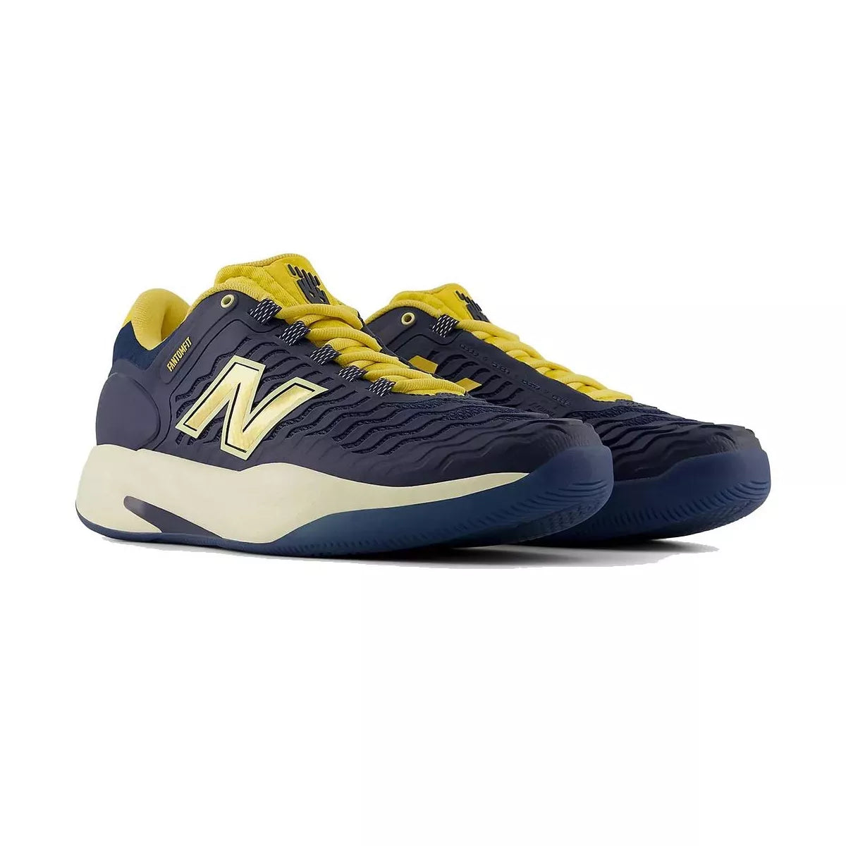 New Balance Fresh Foam X CT-Rally v2 Tennis Shoes - Navy / Yellow – 4