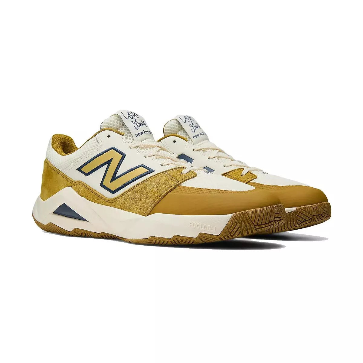 New Balance Coco Delray White / Gold Tennis Shoes – 4