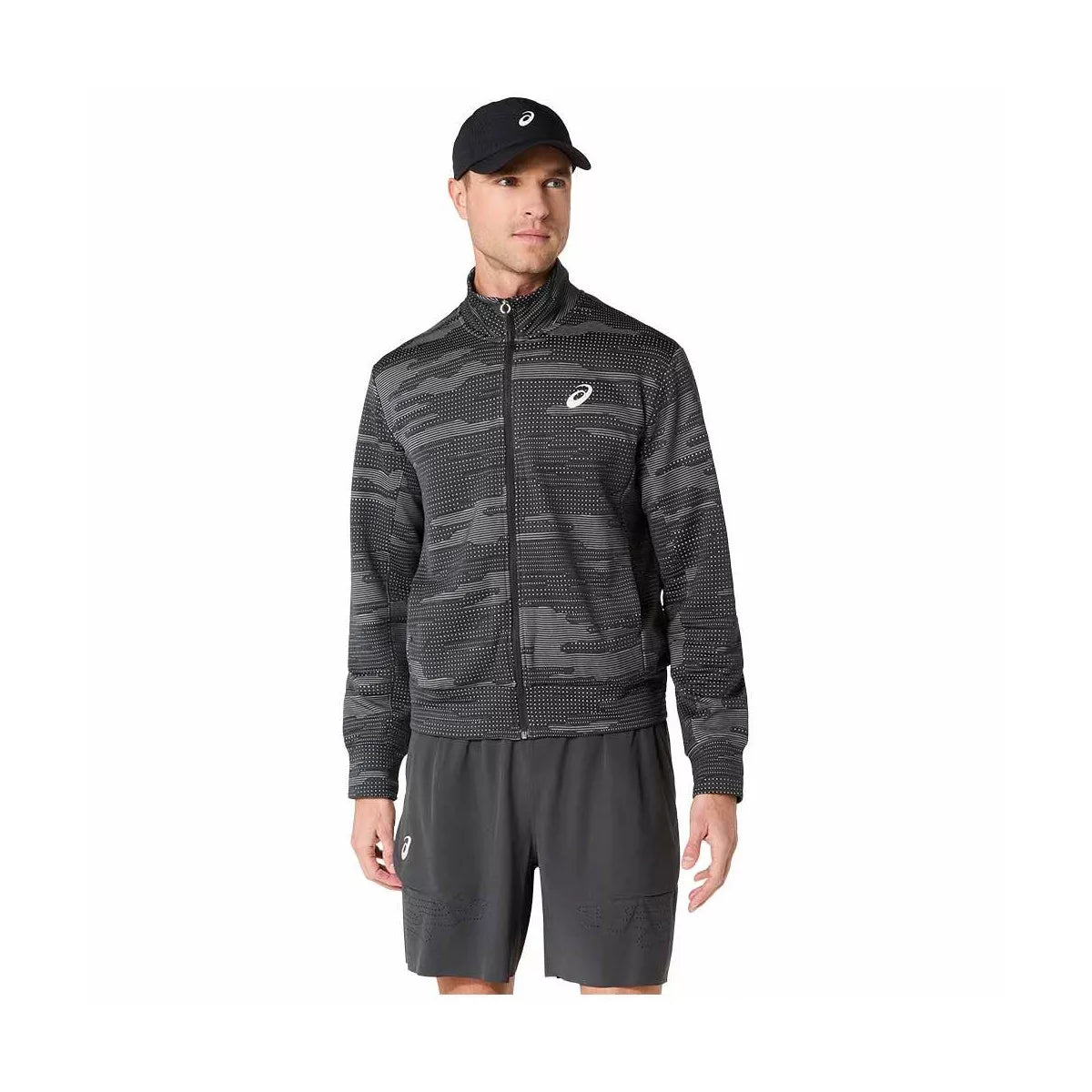 Asics Match Night Energy Jacket Black / Grey