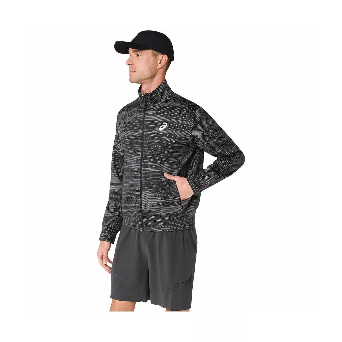Asics Match Night Energy Jacket Black / Grey – 3
