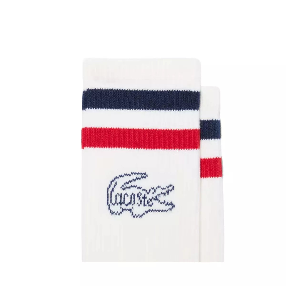 Lacoste Long White Ribbed Socks (3 Pairs) – 2