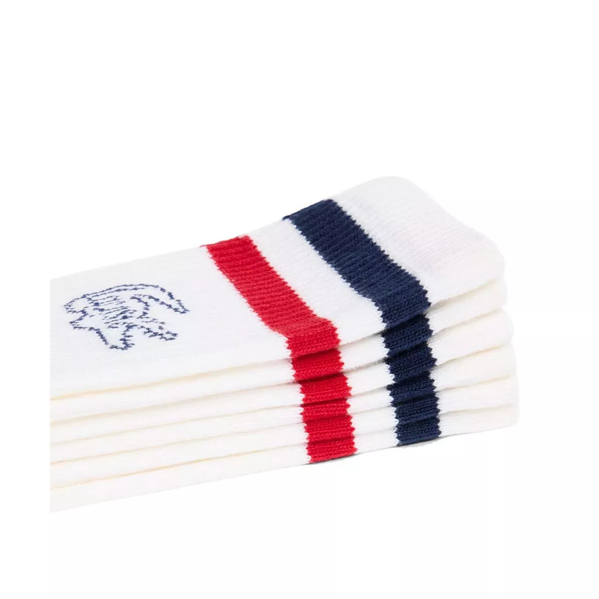 Lacoste Long White Ribbed Socks (3 Pairs) – 3