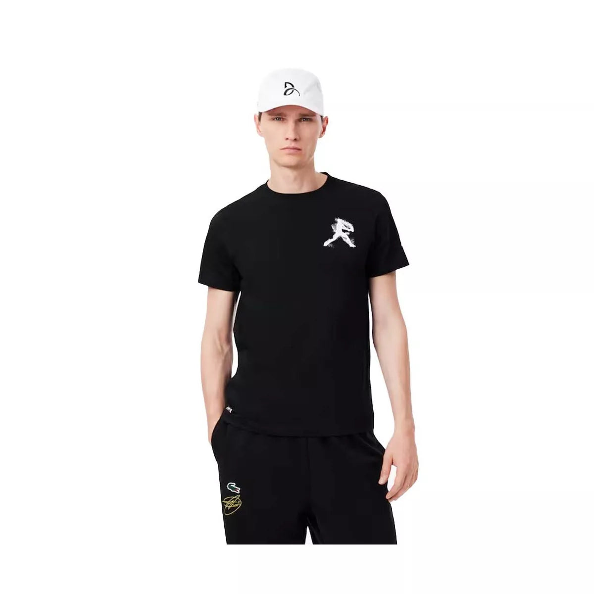 Lacoste Tennis x Novak Djokovic Training Pack - Black T-Shirt & White Cap – 2