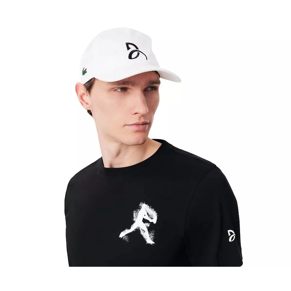 Lacoste Tennis x Novak Djokovic Training Pack - Black T-Shirt & White Cap – 3