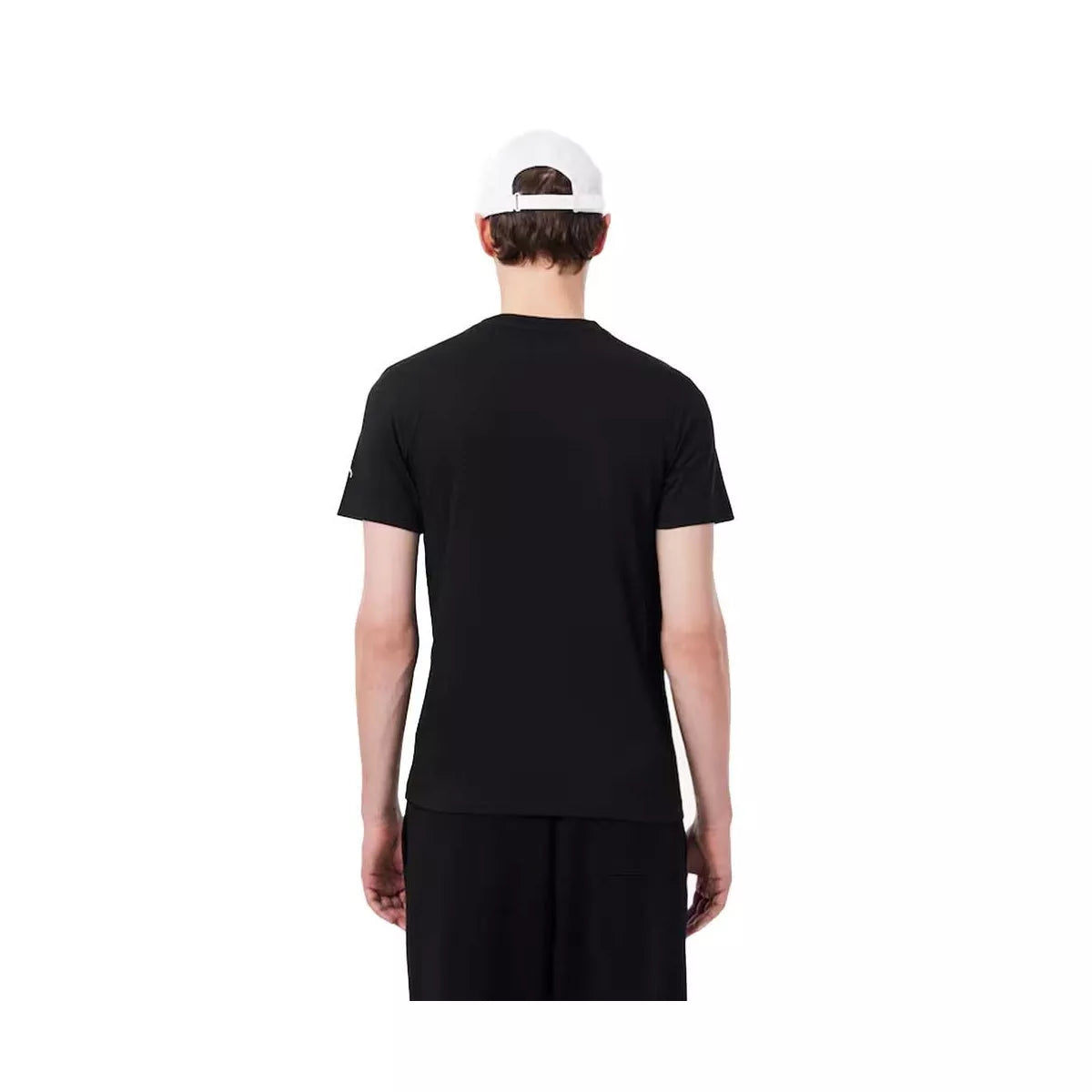 Lacoste Tennis x Novak Djokovic Training Pack - Black T-Shirt & White Cap – 4