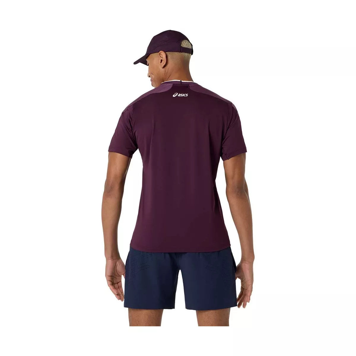Asics Match Jacquard SS T-Shirt Violet – 2