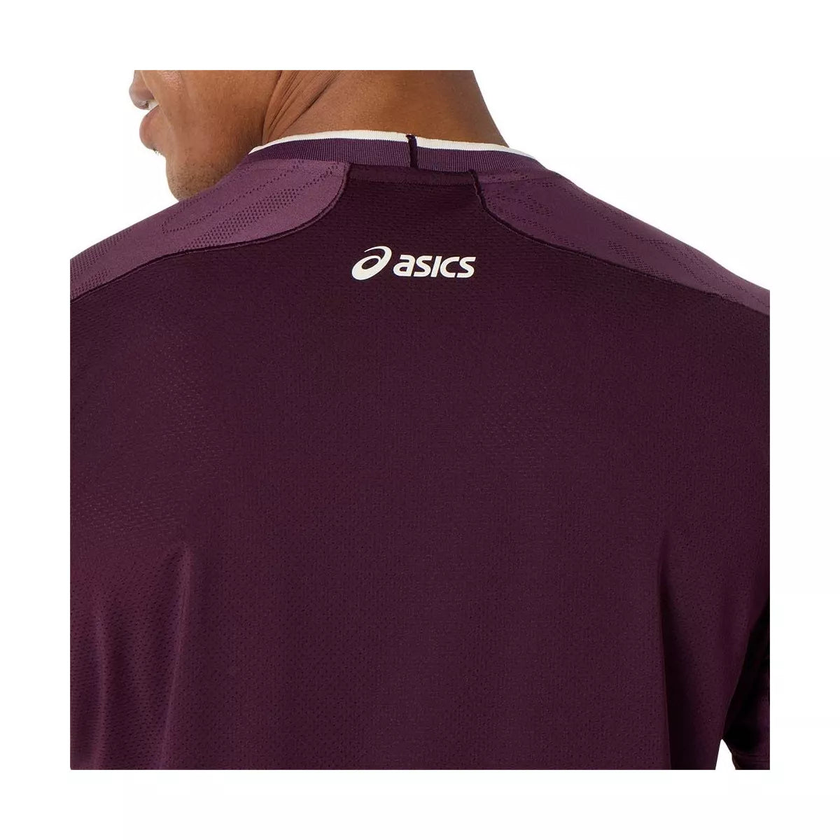 Asics Match Jacquard SS T-Shirt Violet – 5
