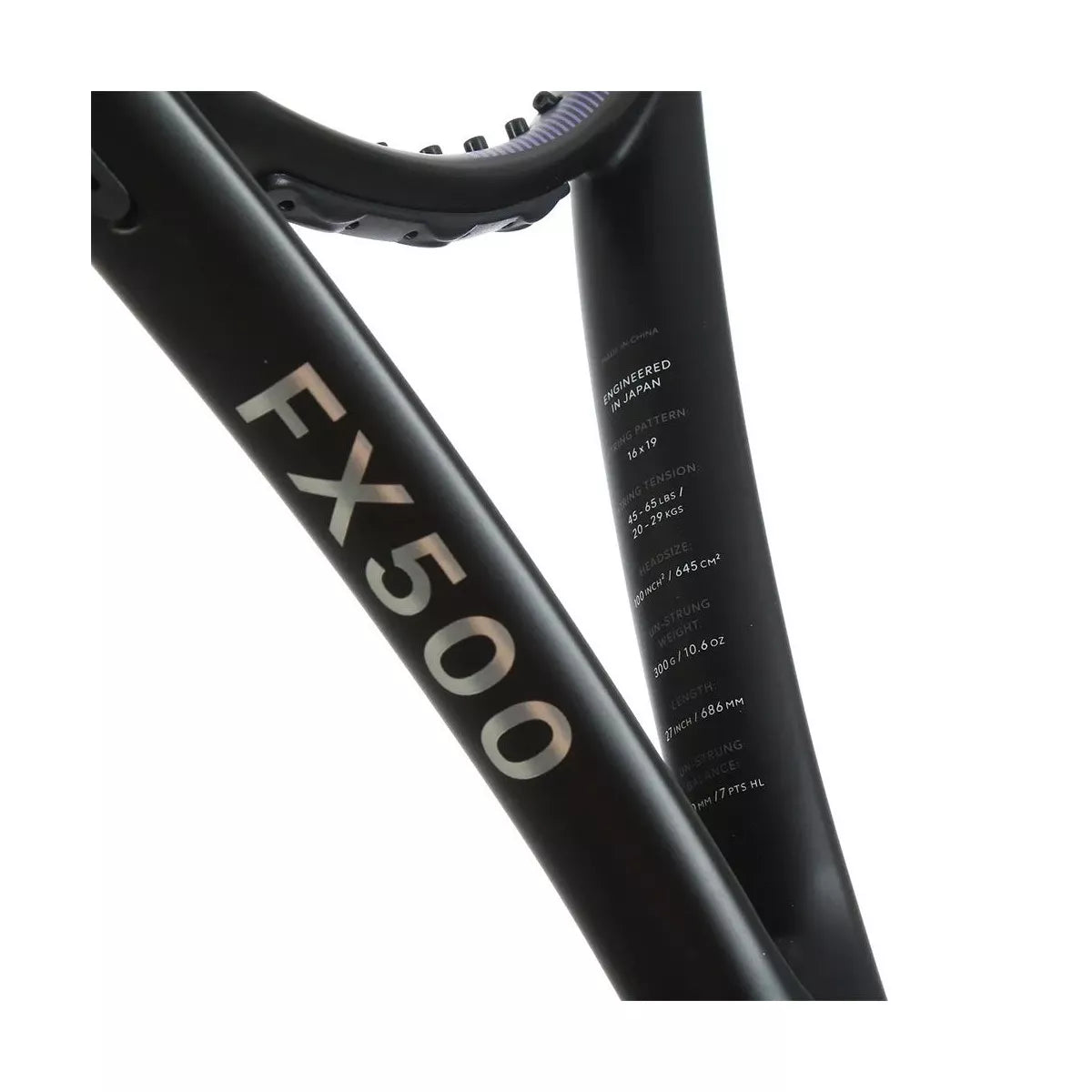 Dunlop FX 500 2026 Black Edition Tennis Racquet (300g) – 9