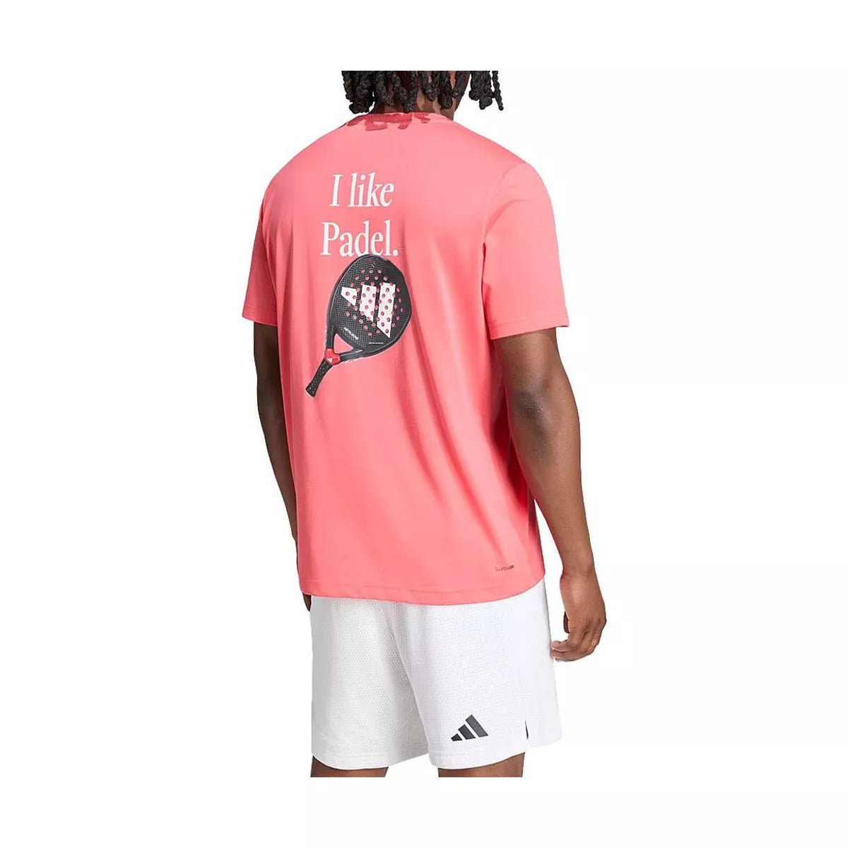 Adidas Padel Graphic T-Shirt Red – 3