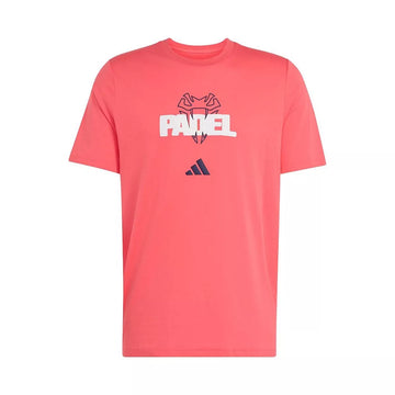 Adidas Padel Graphic Logo T-Shirt Red