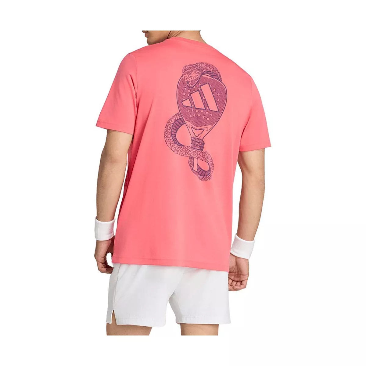Adidas Padel Graphic Logo T-Shirt Red – 3