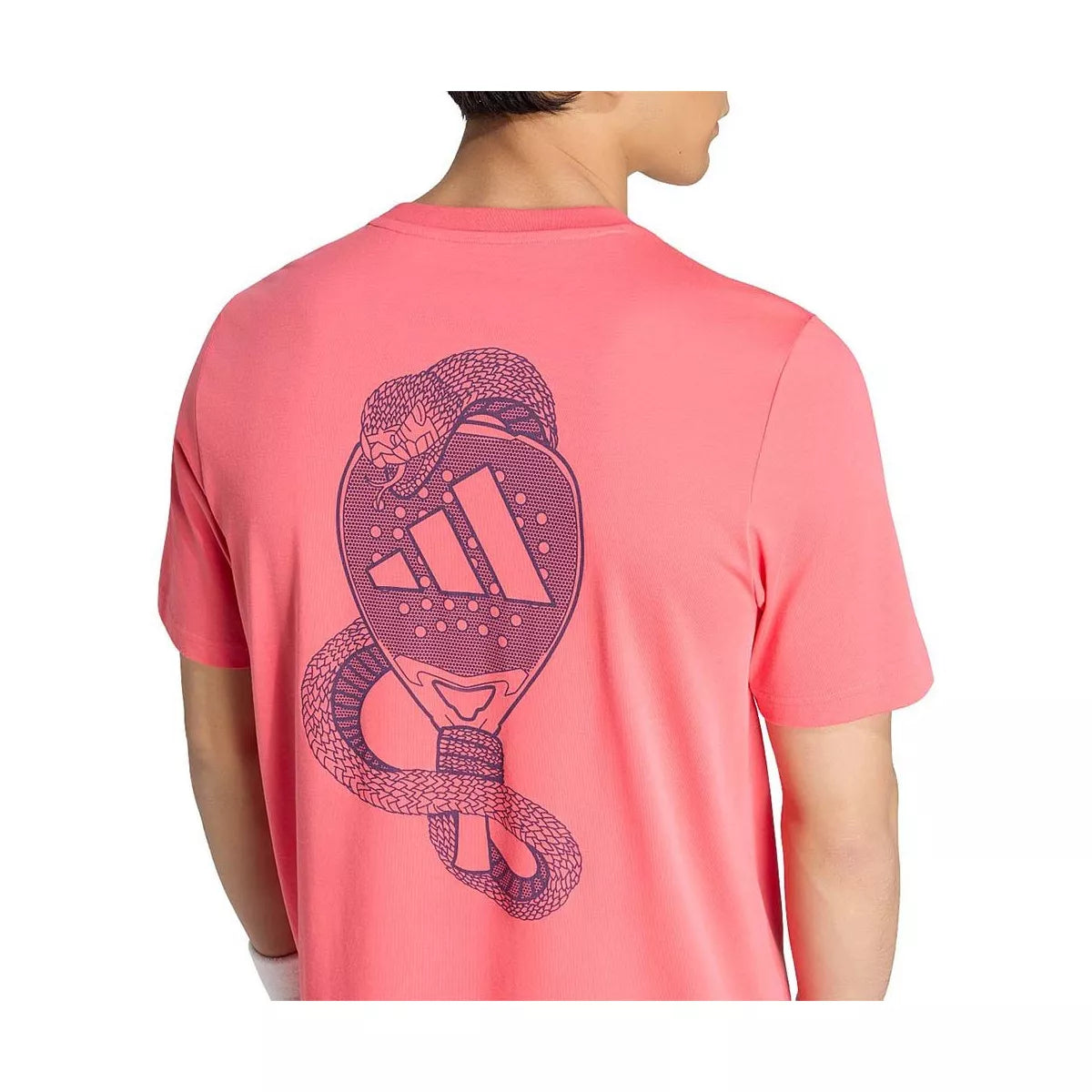 Adidas Padel Graphic Logo T-Shirt Red – 4