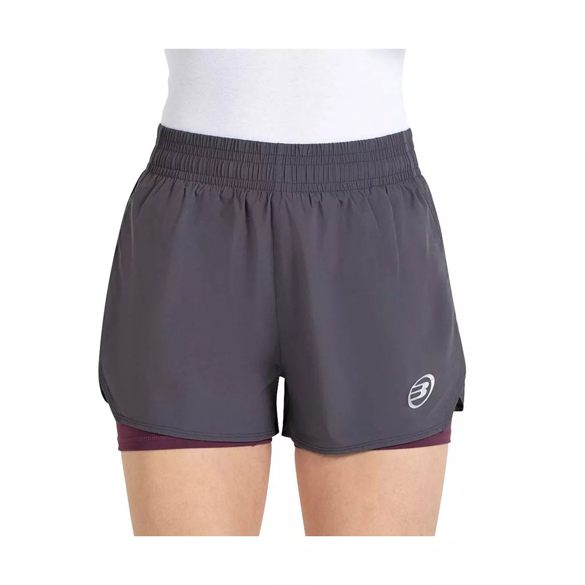 Bullpadel Orfeu Women's Dark Grey Shorts – 2