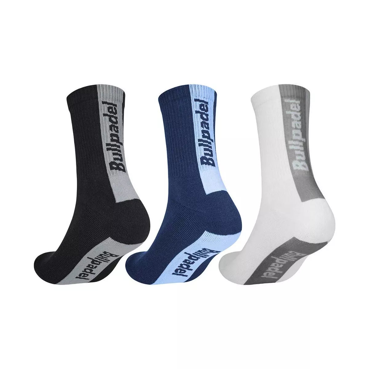 Bullpadel BP265 I Socks Black / Navy / White (3 Pairs) – 2